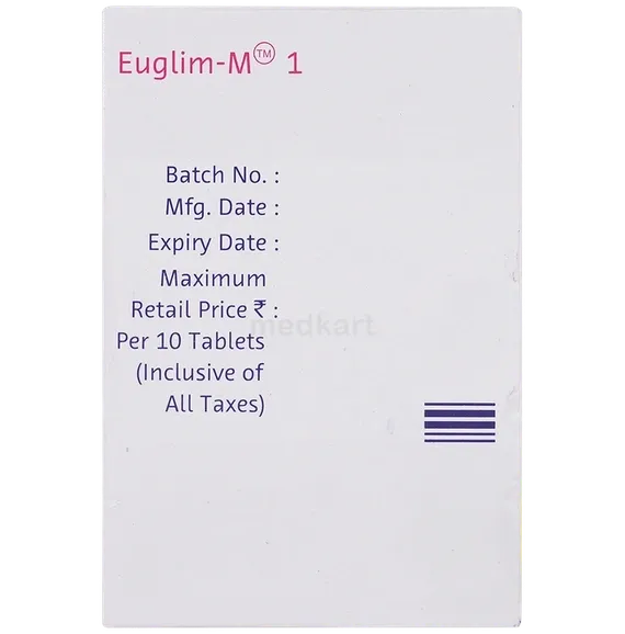 euglim m 1mg tablet 10's